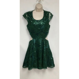 Teen My Michelle Dress,‎ Size 13, Green
